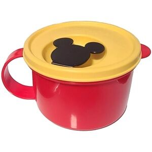 Tupperware Mickey Mouse Microwavable 16 oz Soup Mug 3155 - Disney
